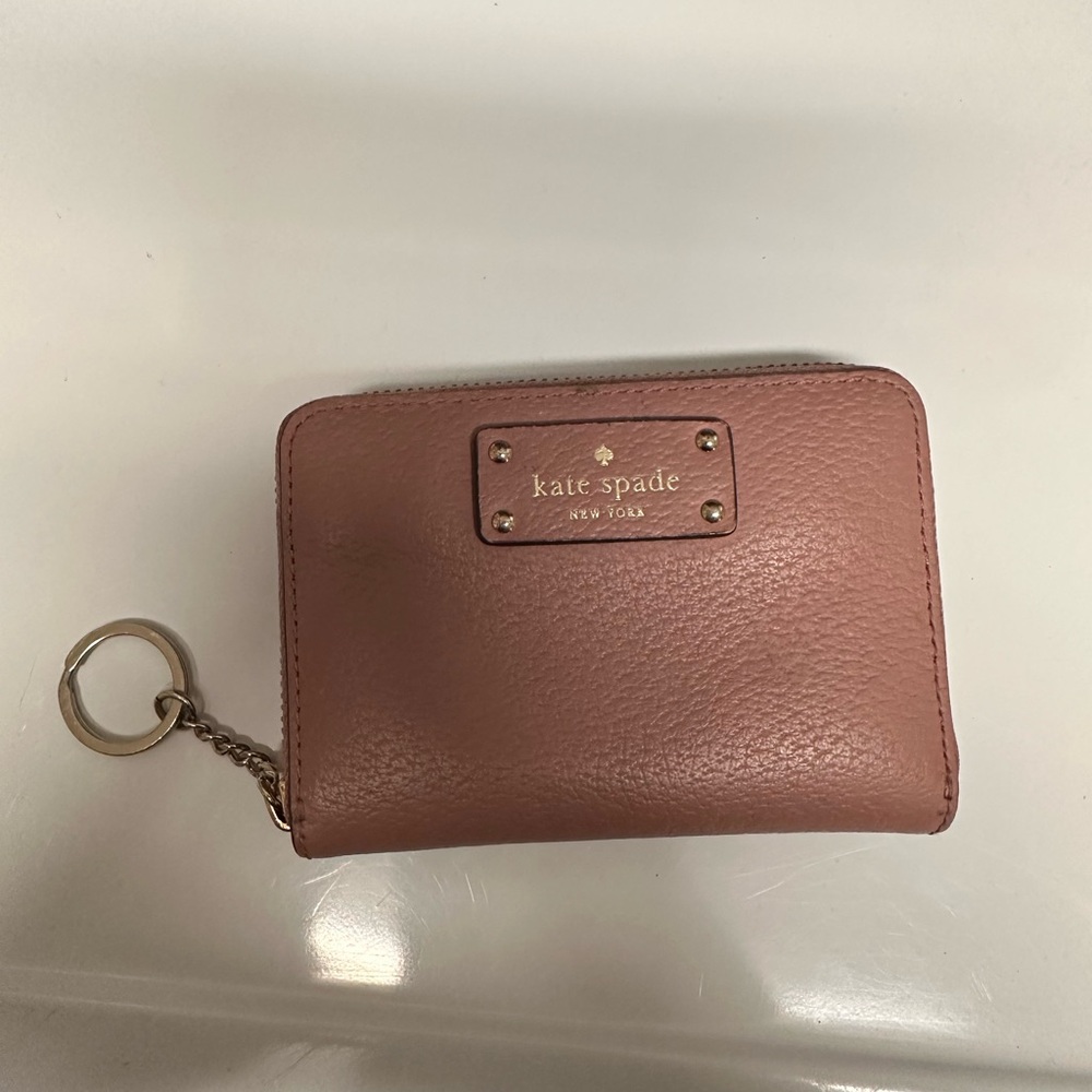 Kate Spade Mauve Mini Wallet/ Card and Coin Holder